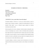 Desarrollo endogeno y territorial.