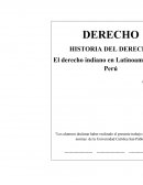 Derecho Indiano en Latinoamerica.