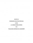 Evaluacion centrada en el desempeño