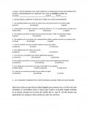 EXAMEN CORRESPONDIENTE AREA DE ESPAÑOL.