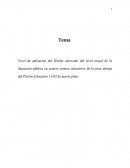 LA NATURALEZA DEL NIVEL INICIAL.