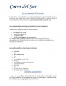 Corea del Sur La economía Coreana.