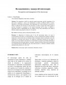 Recurso y manejo de un microscopio optico.