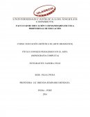 ENFOQUE PEDAGÓGICO EN EL ARTE.