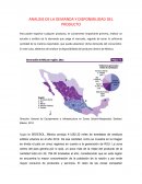 ANALISIS DE LA DEMANDA Y DISPONIBILIDAD DEL PRODUCTO