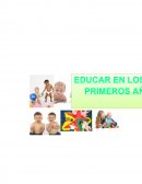 Educar en los tres primeros años.
