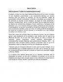 Marco Teórico ¿Qué es genero? Y ¿Qué es el esquema genero-sexo?