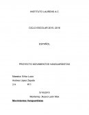 PROYECTO MOVIMIENTOS VANGUARDISTAS.