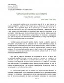 Comunicación política y periodismo.- Rafael Yanes Mesa.