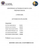 Actividad de aplicación literatura