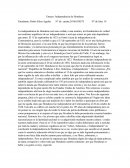 Ensayo :Independencia de Honduras