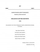 ANÁLISIS DE UNA RED EXISTENTE TESIS