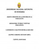 ASUNTO: RESUMEN DE LA HISTORIA DE LA EDUCACION.