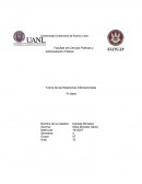 Teoría de las Relaciones Internacionales. 10 Ideas con opinión personal