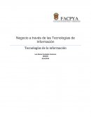 Negocio a través de las Tecnologías de Información.