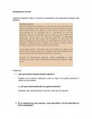 Analiza el siguiente relato y formula tus respuestas a las preguntas indicadas más adelante.
