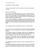 Efectos de la tecnologia.