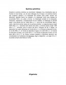 Resumen de Quimica primitiva, Alquimia, Iatroquímica, Teoría del Flogisto y Química moderna.