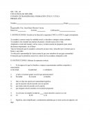 Examen extraordinario formacion civica etica 1ro Secundaria