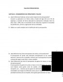 TALLER DE PRESUPUESTOS.