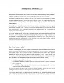 Tema> La Inteligencia Artificial