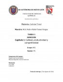 Calidad Total y Productividad Tarea Cap 1