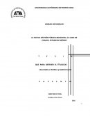 LA NUEVA GESTIÓN PÚBLICA MUNICIPAL, EL CASO DE CHALCO, ESTADO DE MÉXICO.