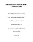 Caso Harvard ¨DUNKIN DONUTS¨
