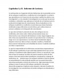 Capítulos I y II. Informe de Lectura.