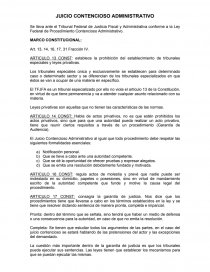Un JUICIO CONTENCIOSO ADMINISTRATIVO.. Página 1