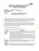 GUÍA PARA EL DESARROLLO DE LA ACCIÓN VIRTUAL SOCIALMENTE RESPONSABLE