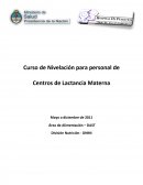 Curso de Nivelación para personal de Centros de Lactancia Materna