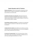 System Dynamics and K-12 Teachers