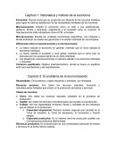 Capítulo 1: Naturaleza y método de la economía.