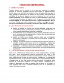 TRADICIÓN EMPRESARIAL.
