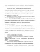 CARGO DE SECRETARIA EJECUTIVA DE LA EMPRESA ORVIS INTERNACIONAL