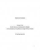 El arte rococó y el neoclasicismo reflejado en la sociedad y en la política en el siglo XVIII en Francia