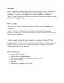 Es una empresa con características distintivas, y tiene dimensiones con ciertos límites ocupacionales y financieros prefijados por los Estados o regiones.Pymes