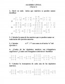 Algebra lineal - tarea