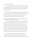 Vínculos entre educación y sociedad