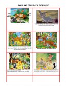 BAMBI AND FRIENDS OF THE FOREST.