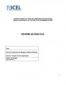 INFORME DE PRÁCTICA Prevención de Riesgos y Medio Ambiente