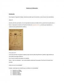 Simetría en la Matematica.. Página 1