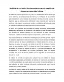 Análisis de corbatín, Una herramienta para la gestión de riesgos en seguridad clínica.