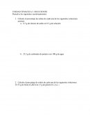 Unidad 3 Problemario de Química.