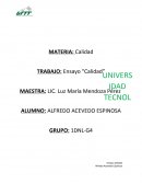 ¿Qué es la calidad?