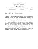 TAREA - TEORÍAS DE LA EDUCACIÓN.