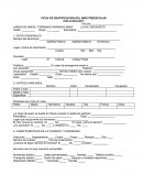 FICHA DE IDENTIFICACION DEL NIÑO PREESCOLAR