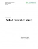 Salud mental en chile.