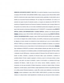 MANDATO JUDICIAL CON REPRESENTACIÓN Y CLÁUSULA ESPECIAL. Página 1